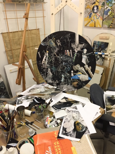 Aga Ousseinov Studio View NYC 2017